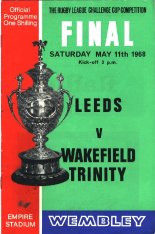 'The Watersplash Final' and the end of the dynasty. Wakefield's last final appearance in the 60's, and the most famous end to a rugby league game. 