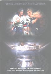 Ironically, the McAlpine Stadium was the venue for Wakefield's return to the top flight with a narrow victory over Featherston Rovers. This was also the last game played under the name Wakefield Trinity, ending 126 years of tradition. 